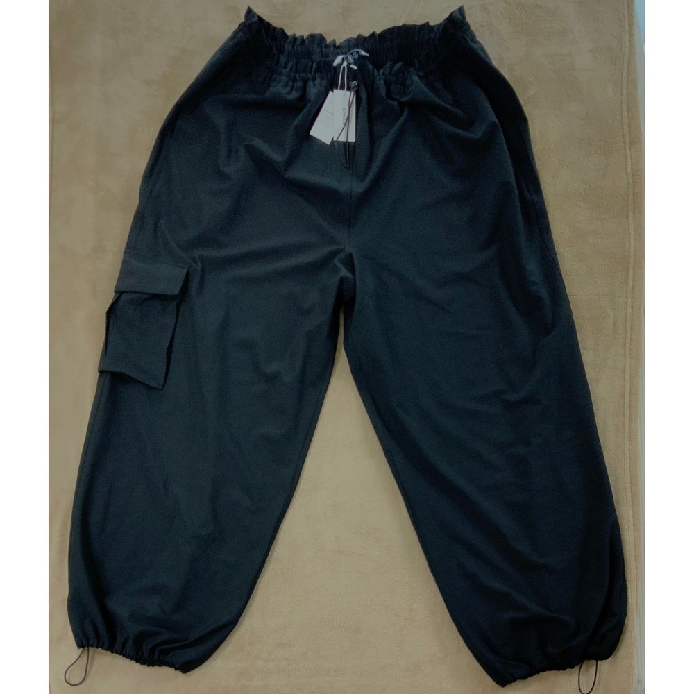 Spanx Casual Friday Cargo Pants Women's Size 3X‎ Plus Size Black New with Tags